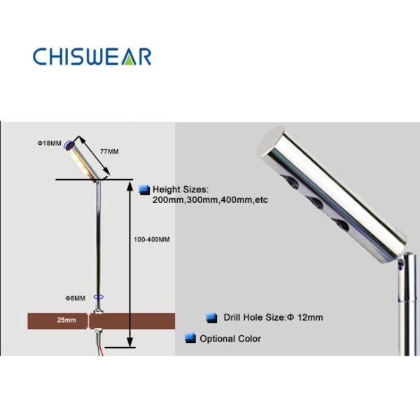 mini led pole light