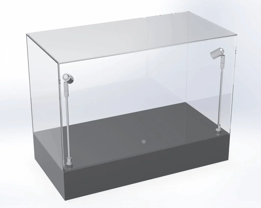 Mini showcase track lighting