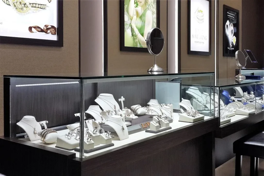Display cabinet light stystem