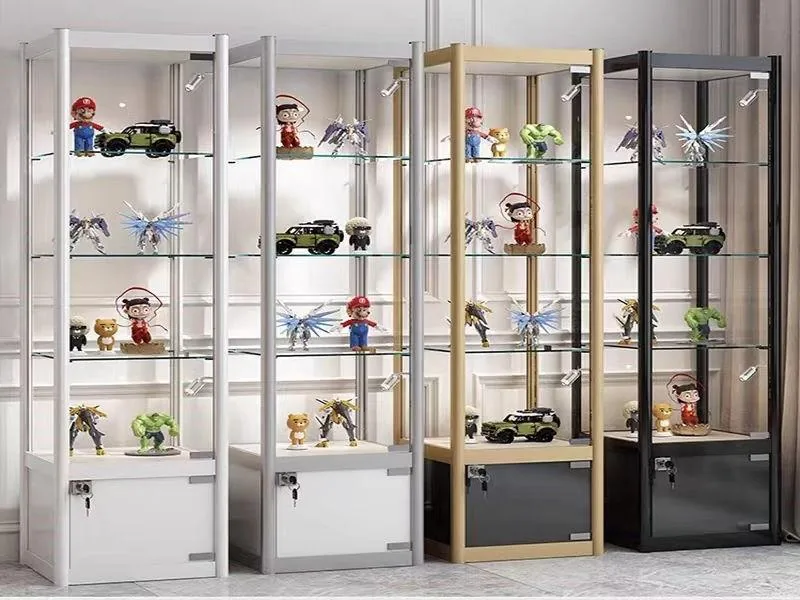 Magnetic showcase track lighting