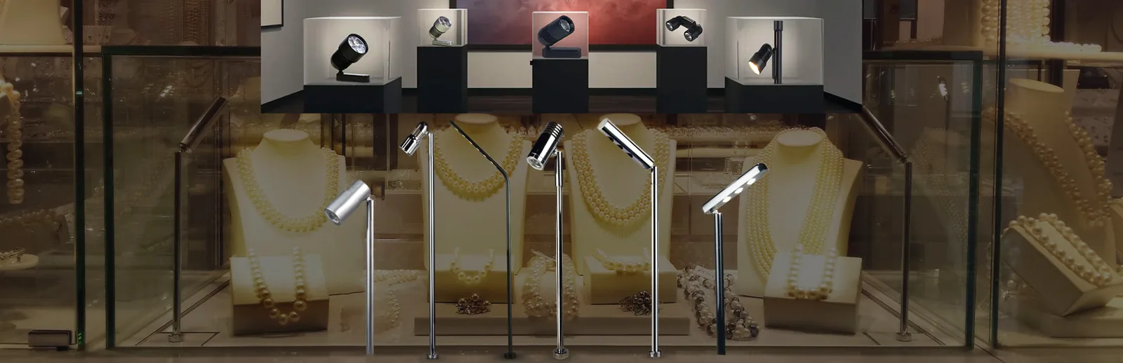 Track light banner